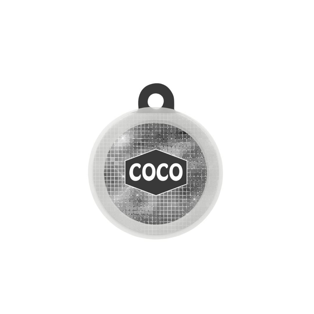 Shimmering Night  - Collar & Tag