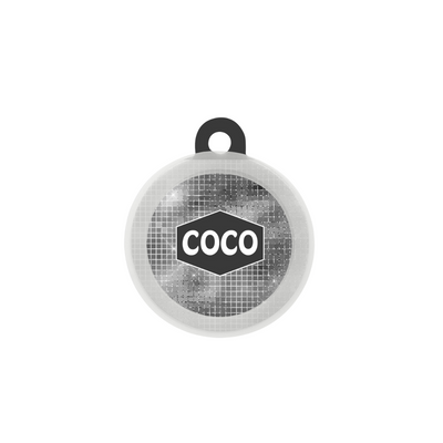 Shimmering Night  - Collar & Tag