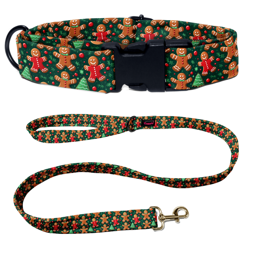 Brownie Snowman Collar-Leash