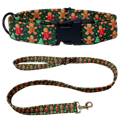 Brownie Snowman Collar-Leash