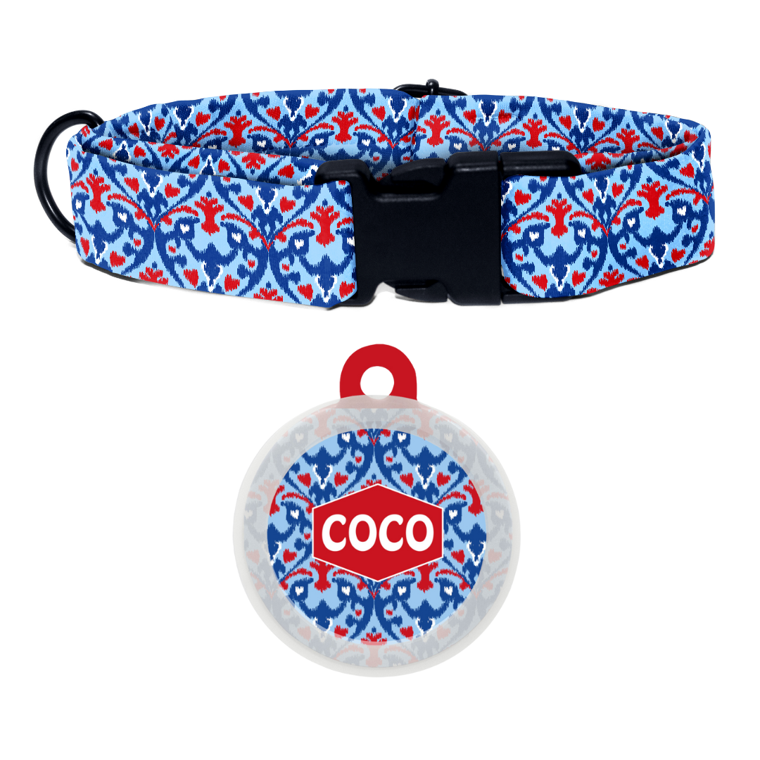 Peacock Posh - Collar & Tag