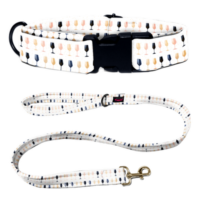 Crystal Cheers Collar -Leash