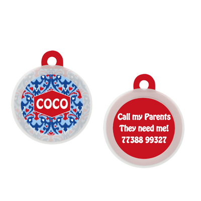 Peacock Posh - Collar & Tag