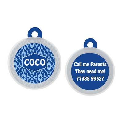 Indigo Charm - Collar & Tag