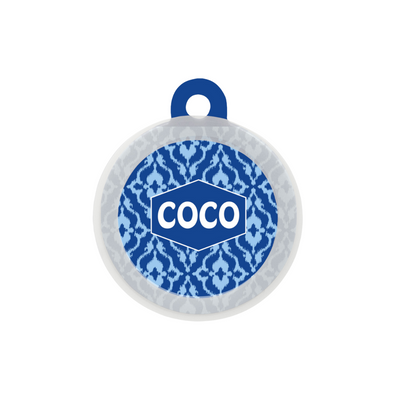 Indigo Charm - Collar & Tag
