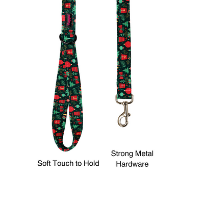 Festive Furry Collar-Leash