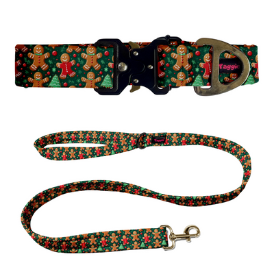 Brownie Snowman Collar-Leash