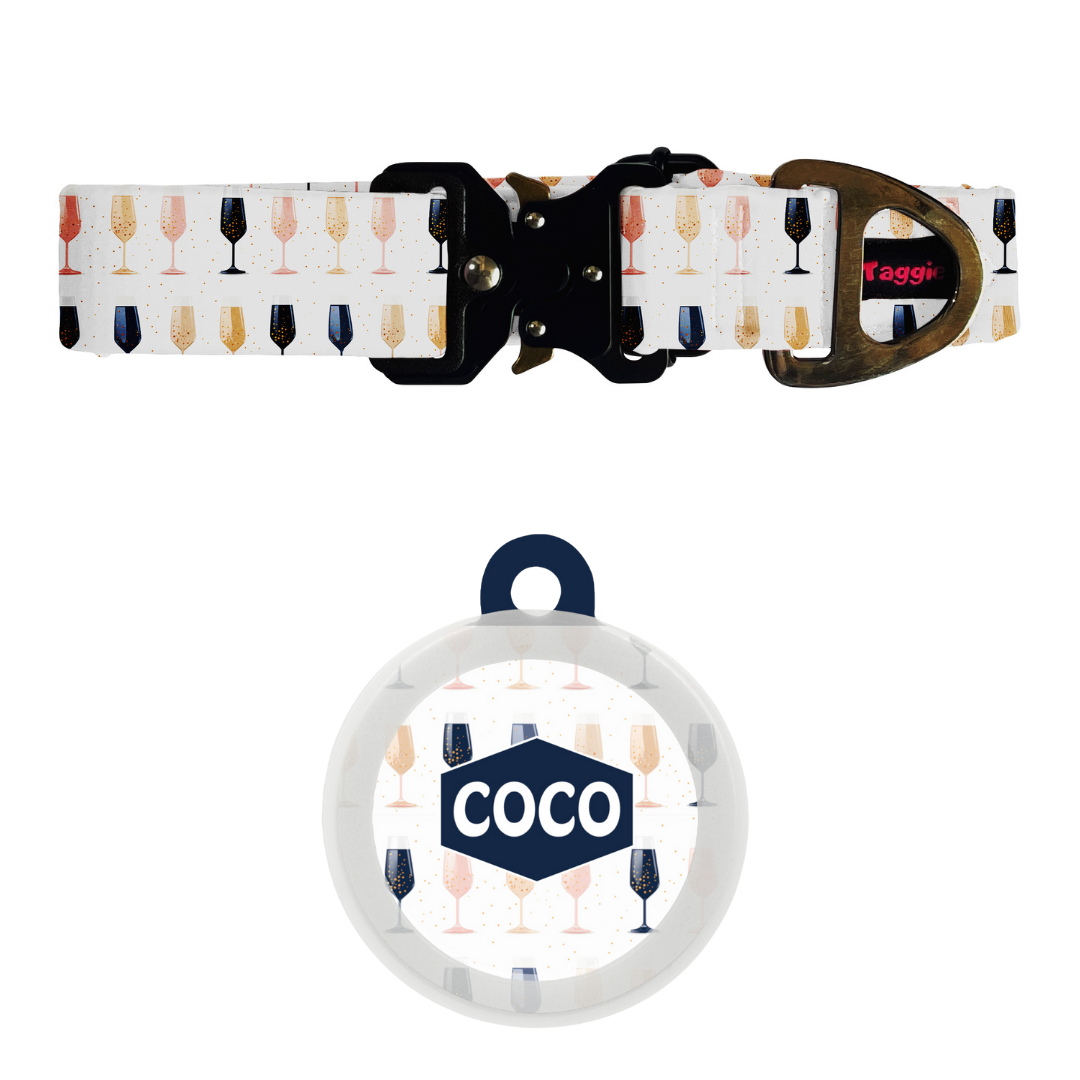 Crystal Cheers - Collar & Tag