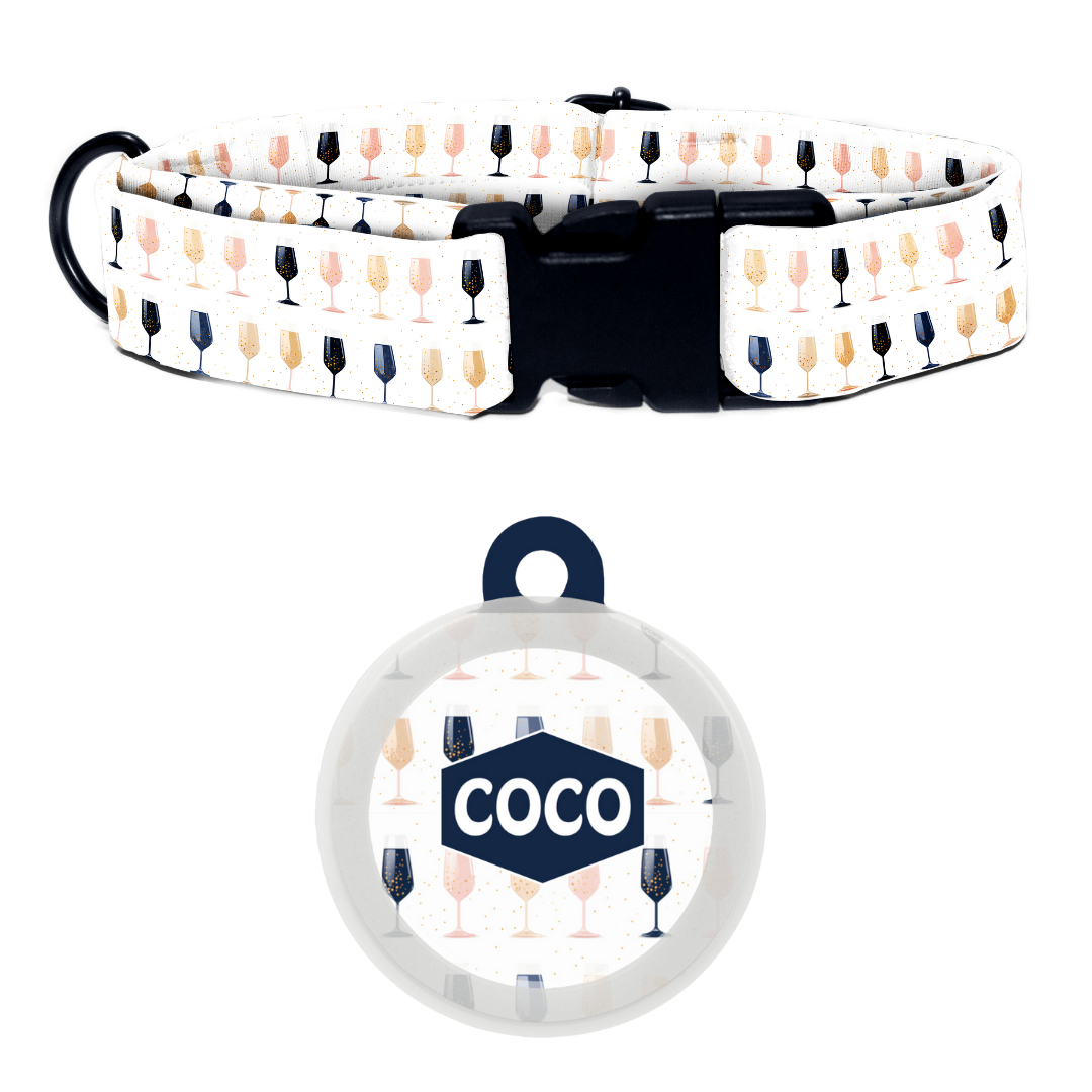 Crystal Cheers - Collar & Tag