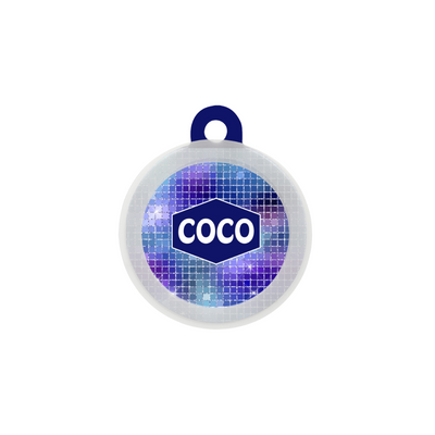 Disco Ball - Collar & Tag