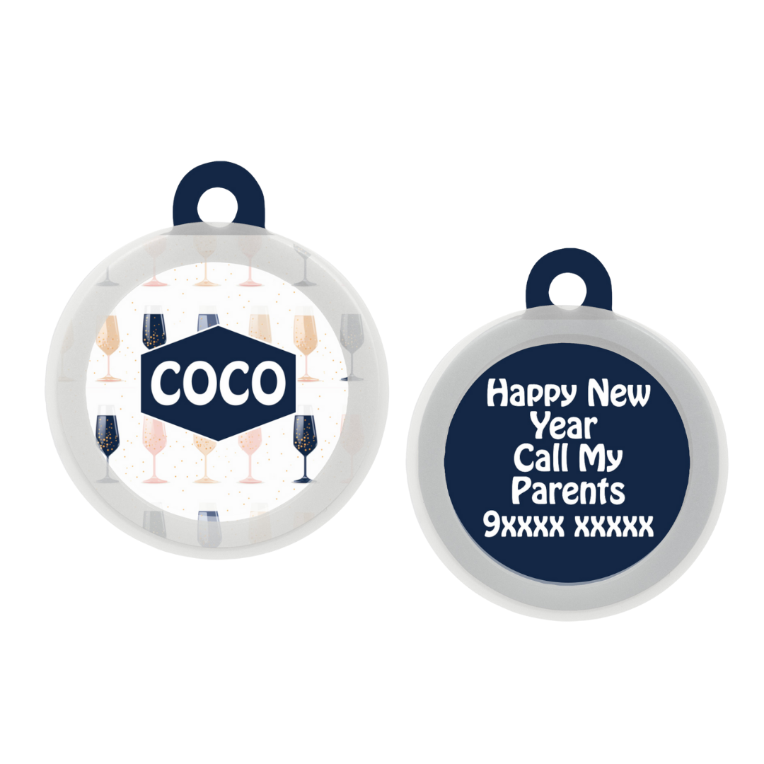 Crystal Cheers - Collar & Tag