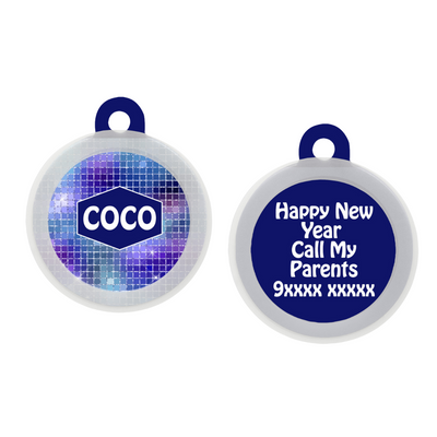 Disco Ball - Collar & Tag