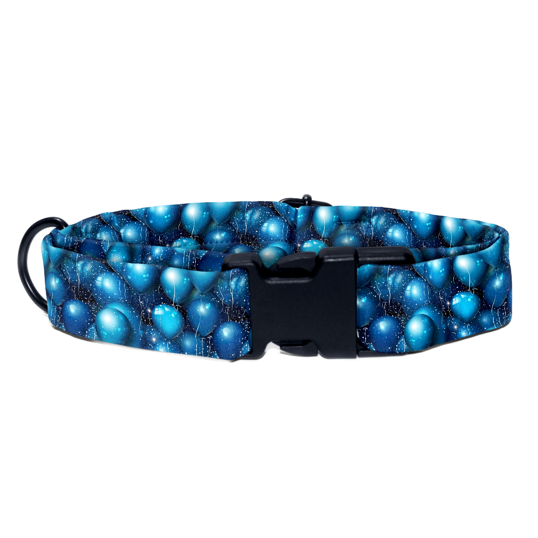 Indigo Balloon Bash - Collar & Tag