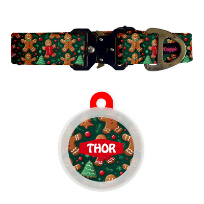 Brownie Snowman - Collar & Tag