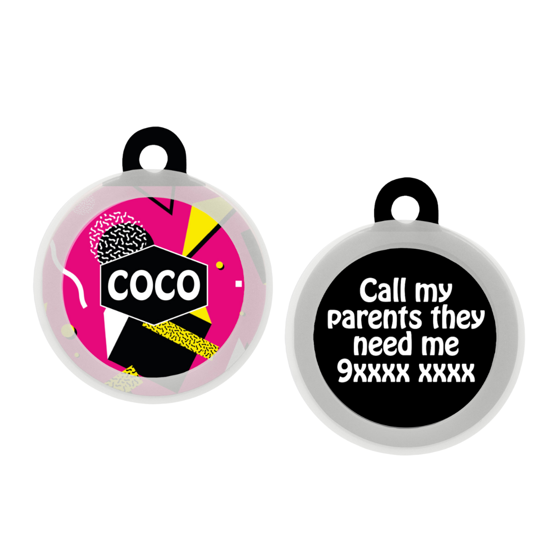 Chic Chevron - Collar & Tag