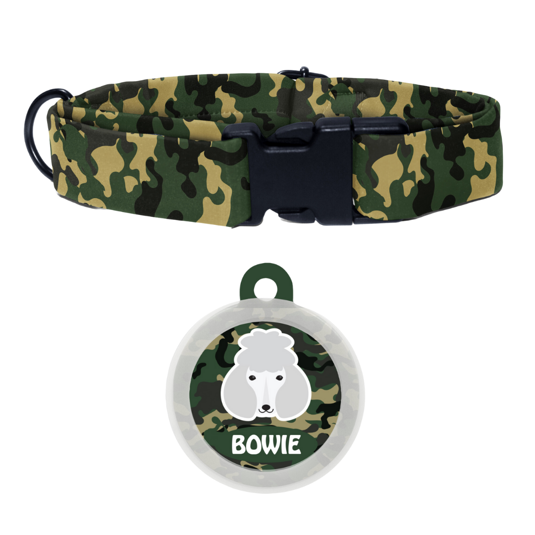 Poodle - White - Collar & Tag