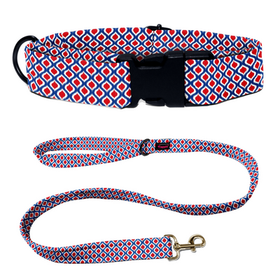 Red Fort Opulence Collar-Leash