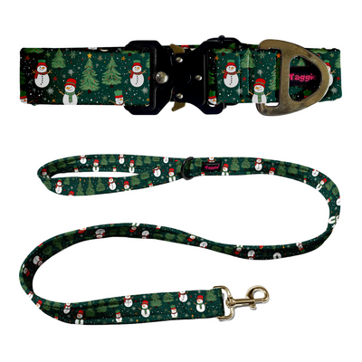 Snowman Snuggle Collar-Leash