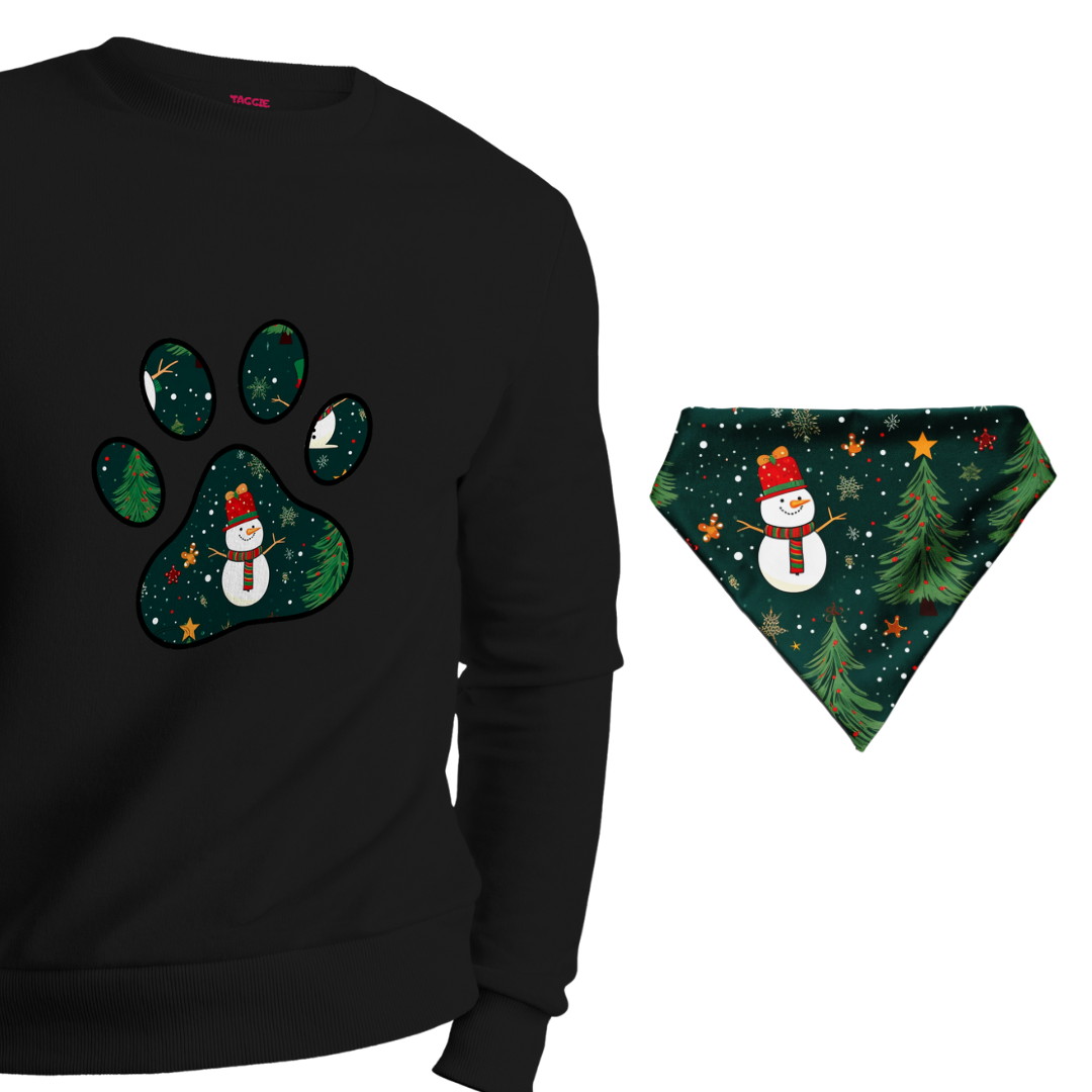 Snowman Snuggle - Bandana Apparel