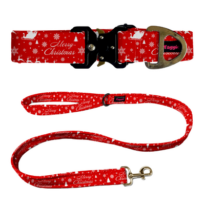 Merry Christmas Collar-Leash