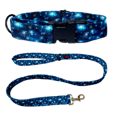 Bubbly Blue  Collar -Leash