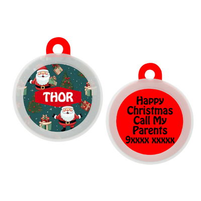 Santa's Style - Collar & Tag