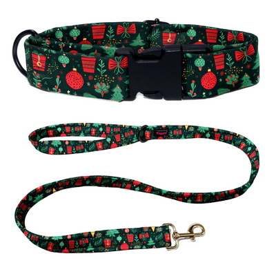 Festive Furry Collar-Leash