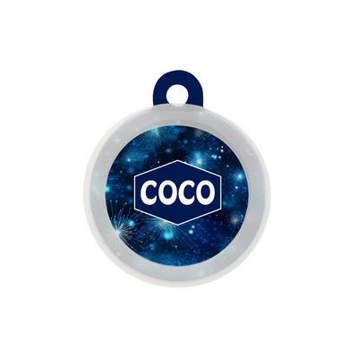Bubbly Blue - Collar & Tag