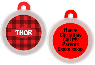 Checked Christmas Charm