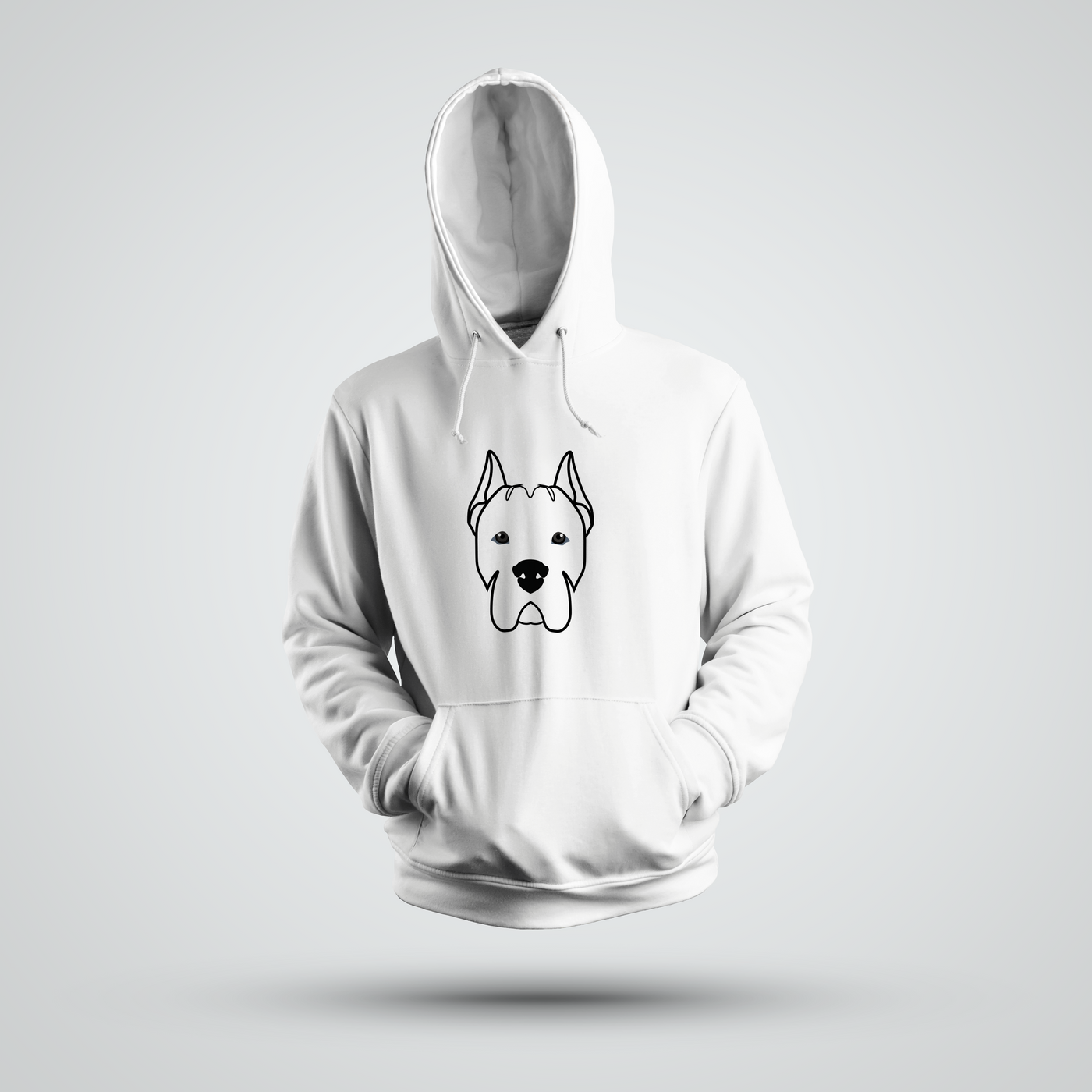 Dogo Argentino Silhouette Hoodie