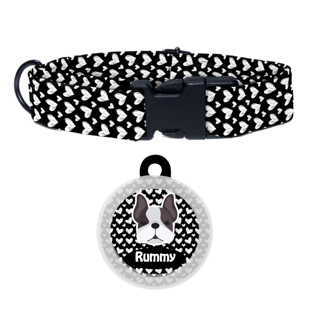 French Bulldog  - Collar & Tag