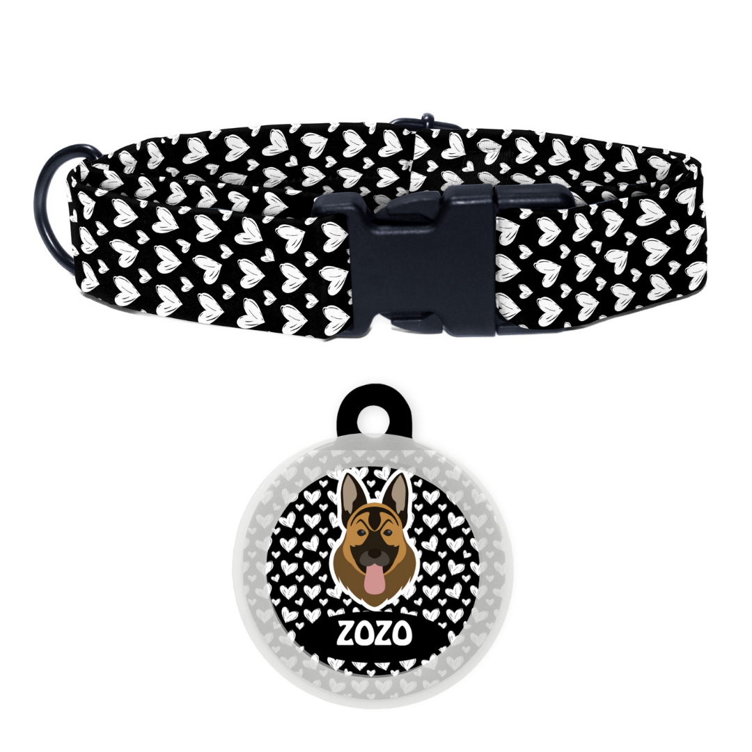 German Shepherd - Collar & Tag