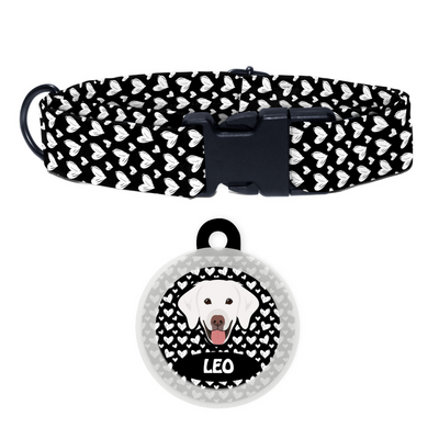 Golden Retriever [White]  - Collar & Tag