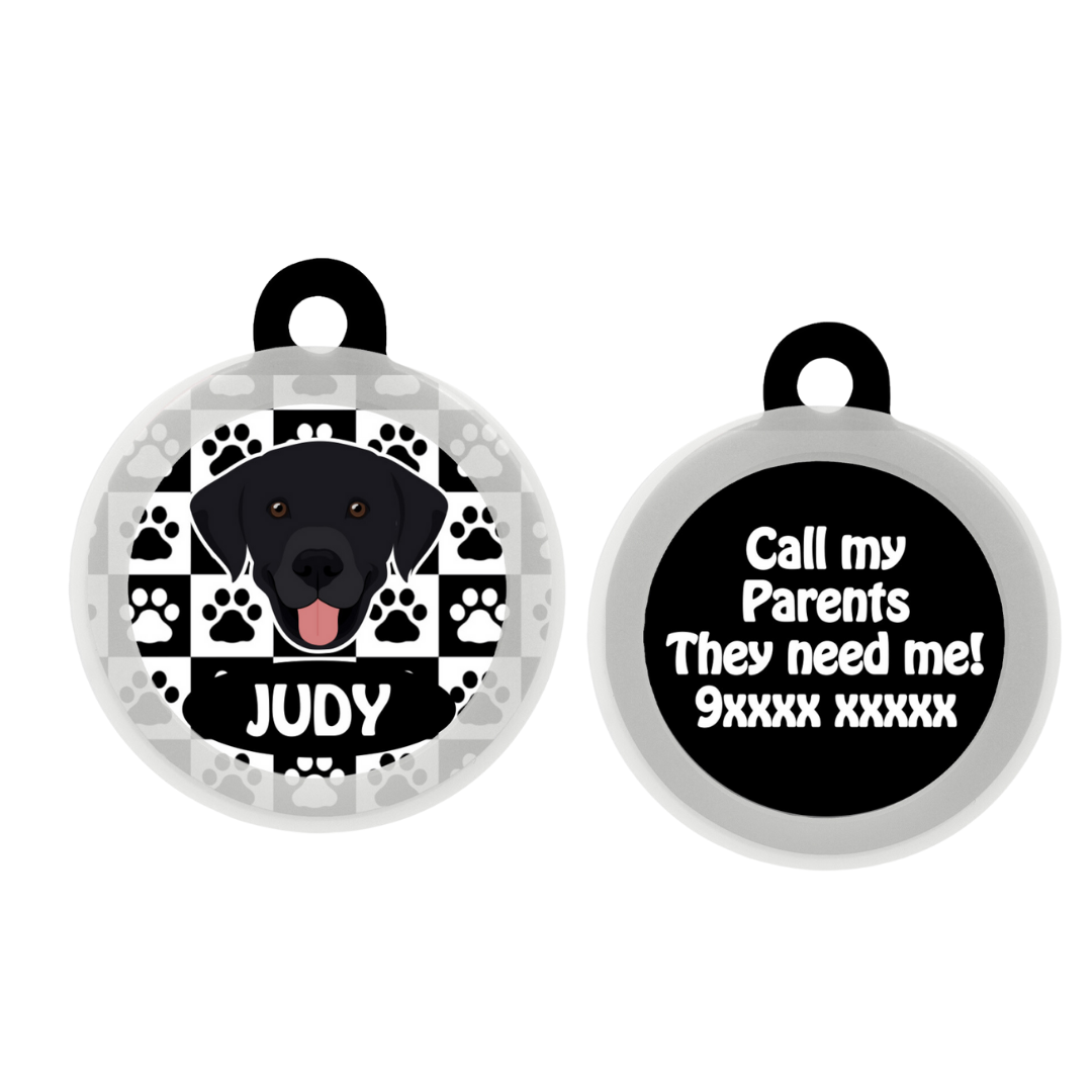 Labrador (Black) - Collar & Tag