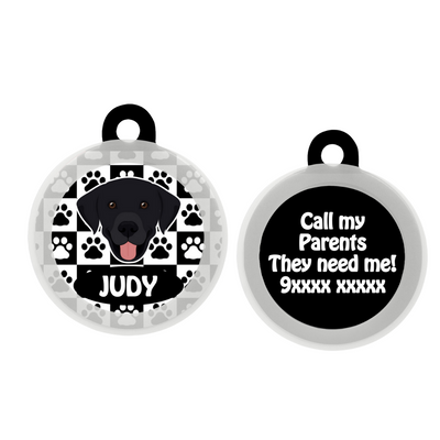 Labrador (Black) - Collar & Tag
