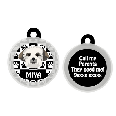 Lhasa Apso - Collar & Tag