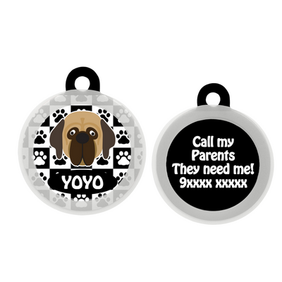 Mastiff  - Collar & Tag