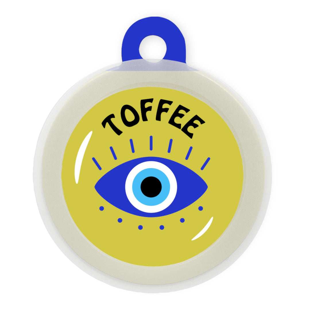 Evil Eye Mystic Collar Tag – Taggie Pet Store - Main Image