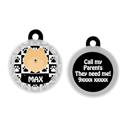 Pomeranian - Collar & Tag