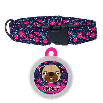 Pug - Collar & Tag