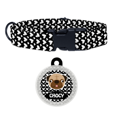 Pug - Collar & Tag