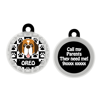 Saint Bernard - Collar & Tag