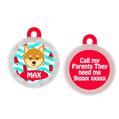 Shiba  - Collar & Tag