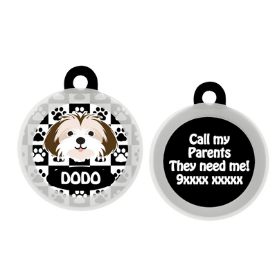 Shih Tzu (Flaticon) - Collar & Tag