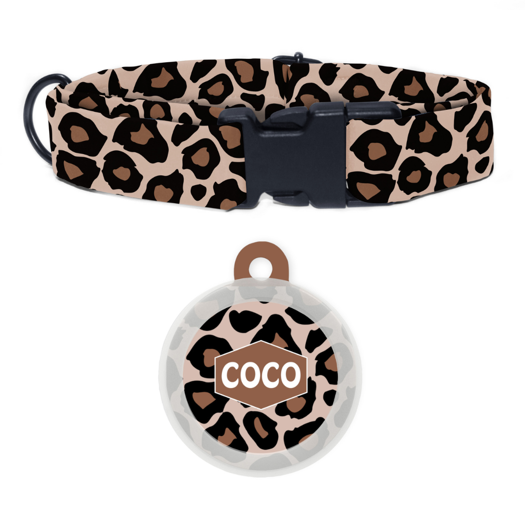Cheetah Chic - Collar & Tag