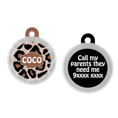 Cheetah Chic - Collar & Tag