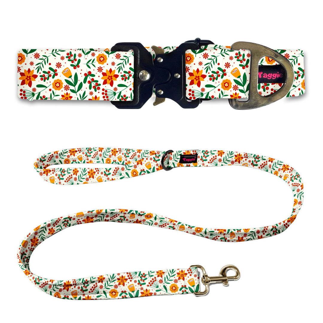 Blooming Bow Collar-Leash