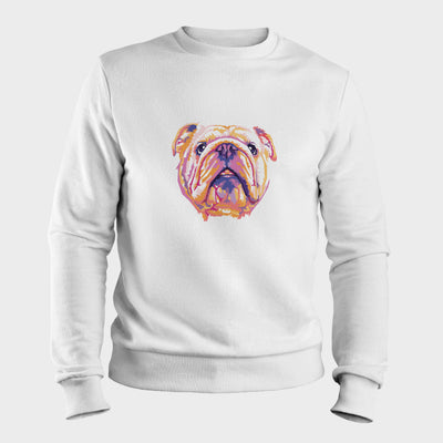 Bull Dog Art Sweatshirt