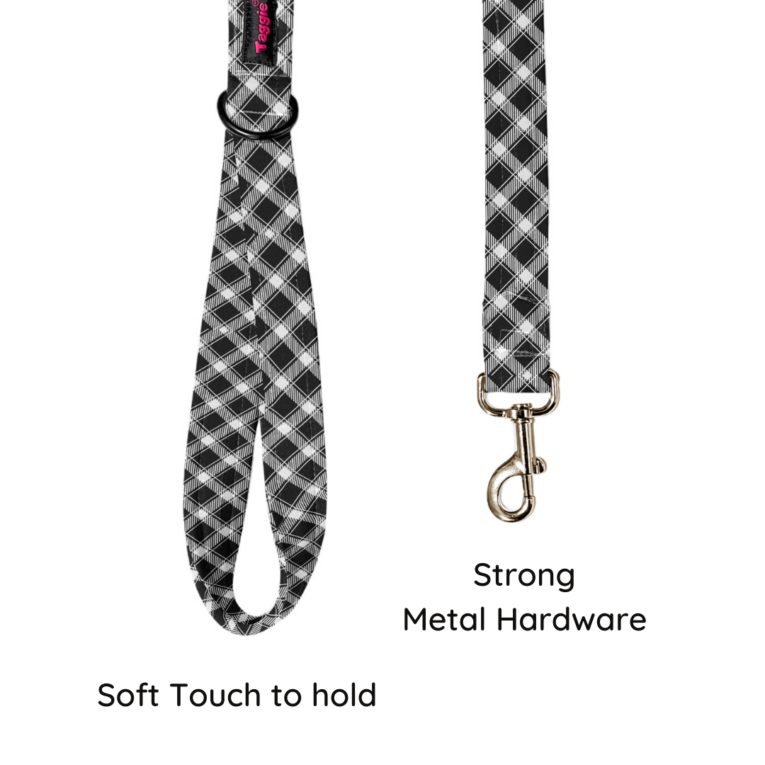 Checker Chic Collar-Leash