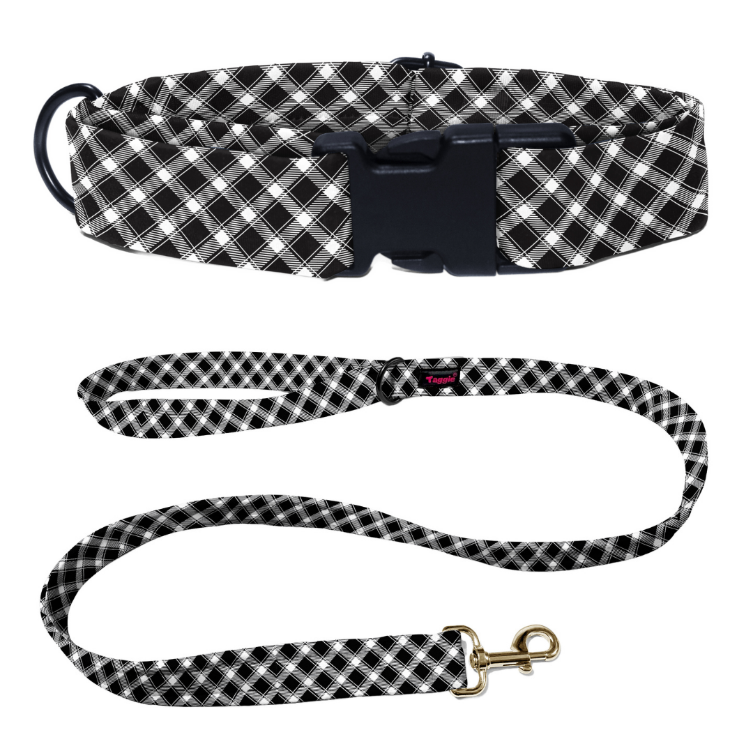 Checker Chic Collar-Leash